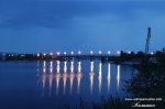 Бородинский мост ночью