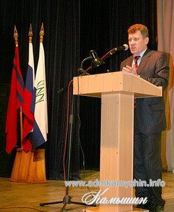 Выступление мэра Александра Чунакова