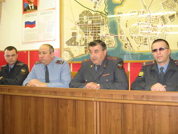 Руководители структурных подразделений милиции г.Камышина