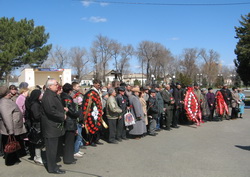 Митинг в городском парке Камышина в день памяти Чернобыльской аварии
