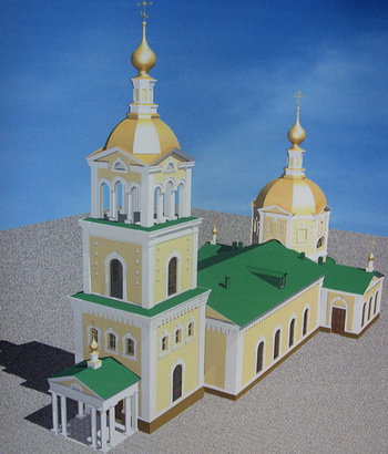 Эскиз проекта реконструкции храма