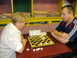 Спартакиада инвалидов в Камышине - соревнования по шашкам