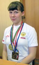 Чемпионка мира по пауэрлифтингу Лидия Чухонастова