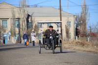 Электровелосипед на солнечных батареях «Гелиос» оценили жители с.Горный Балыклей