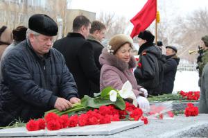 Сегодня 2 февраля в Камышине  состоялись  торжественные мероприятия, посвященные  73-ей годовщине Победы в Сталинградской битве