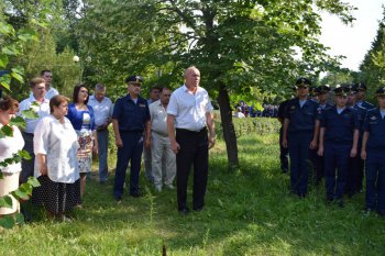 В Камышине состоялось открытие мемориальной плиты в память о погибшем в Сирии Антоне Ерыгине