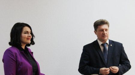 Депутат ГД Анна Кувычко и Глава Администрации Камышина Станислав Зинченко