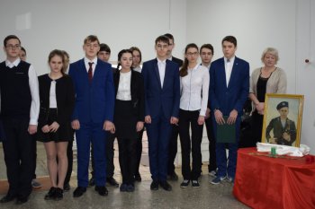 В камышинской школе открыта мемориальная доска Вячеславу Горобцу