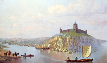Крепость на речке Камышинка в 17 веке