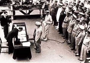 Подписание акта о капитуляции Японии в 1945 году