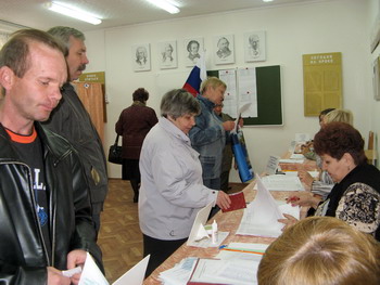 Выборы 11 октября 2009 г. Камышин