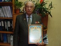 Ю.Ф. Ефременко - председатель Камышинского организации ветеранов