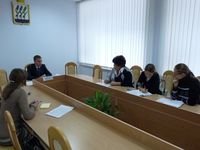 А.В. Марченко и представители местных СМИ