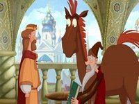 кадр из мультфильма "Три богатыря на дальних берегах"
