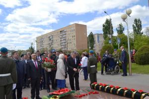 Камышане и гости города отметили 99-летие со дня рождения легендарного земляка А.П. Маресьева