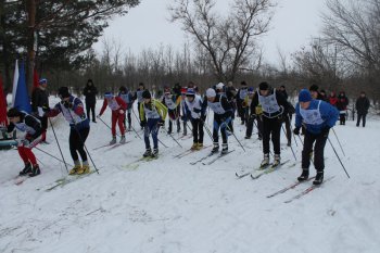 В Камышине прошли соревнования по лыжным гонкам