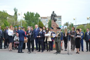 В Камышине прошла торжественная церемония, посвященная  101-ой годовщине со дня рождения  Героя Советского Союза  А.П. Маресьева